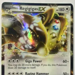 Pokemon TCG Regigigas EX 82/99 Next Destinies Holo Ultra Rare Basic HP 180 - Image 4