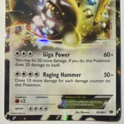 Pokemon TCG Regigigas EX 82/99 Next Destinies Holo Ultra Rare Basic HP 180 - Image 5