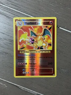 2016 Pokemon XY Evolutions 11/108 Charizard Reverse Holo, Near Mint Condition - Image 1