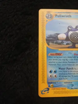 Pokemon Poliwrath Non Holo Expedition Base Set e-Reader 60/165 - Image 3