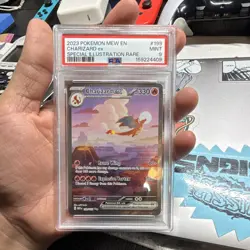 2023 Pokemon TCG Charizard ex 199/165 SV 151 Holo Special Illus Rare PSA 9 MINT - Image 1