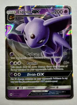 Espeon GX 61/149 Ultra Rare SM: Base Set NM/M Pokemon TCG - Image 1