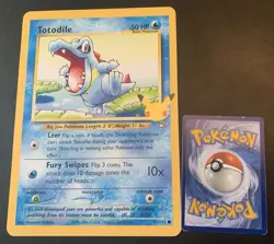 Pokemon First Partner JUMBO 3x Johto Starters Chikorita Cyndaquil Totodile x3 NM - Image 3