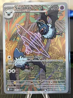 Swoobat - 120/086 - S&V White Flare - 2025 Pokemon - NM - Image 1