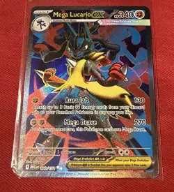 Pokemon TCG Mega Lucario ex 160/132 Me01: Mega Evolution Holo - Image 1