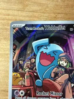 Team Rocket’s Wobbuffet #203 Pokemon Center Exclusive Scarlet & Violet Promo NM - Image 2