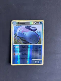Pokemon TCG Quagsire Heartgold & Soulsilver 9/123 Reverse Holo Holo Rare 2010 - Image 1