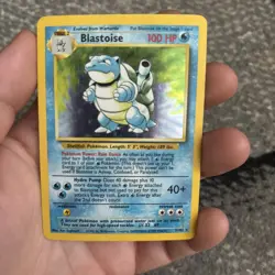 Pokemon TCG Blastoise 2/102 Holo Rare Base Set Unlimited - Image 1