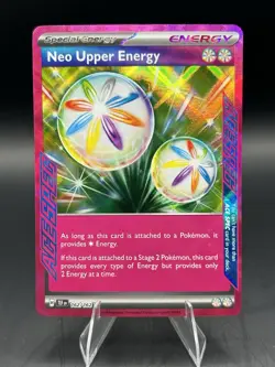 Pokemon TCG Neo Upper Energy 162/162 Temporal Forces ACE SPEC Rare Holo EN - Image 1