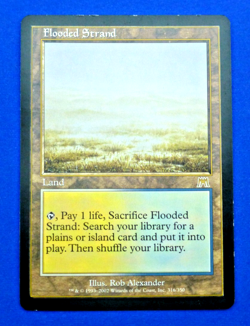 Flooded Strand Onslaught MTG MP Moderately Played Commander EDH Premodern Legacy - Image 1