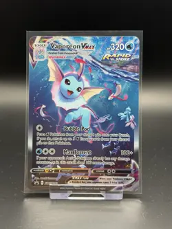 Vaporeon VMAX SWSH182 Black Star Promo NM Pokemon Card - Image 1