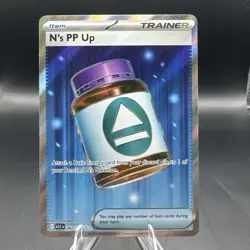 N's PP Up 262/217 Trainer Full Art Foil Rare Card ASC - Image 1