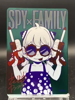 SPY×FAMILY NatsuComi 2026 Metakira Card Anya Forger Promo Tatsuya Endo - Image 1
