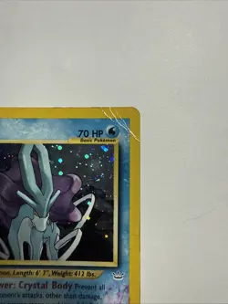 Pokemon TCG WOTC Suicune Holo Rare Card 14/64 Neo Revelation Creased DMG - Image 2