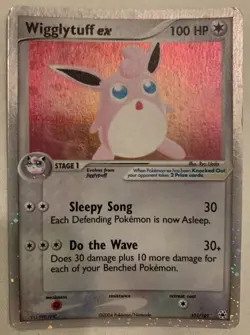 GMA 4 Wigglytuff EX Hidden Legends 101/101 Holographic Pokemon Card FBG C- - Image 2