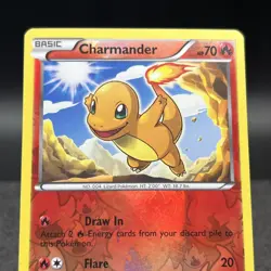 Charmander 18/149 Reverse Holo Common BW Boundaries Crossed Pokemon Card - Image 4