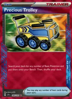 Precious Trolley 185/191 Holo Prize Pack Series Cards Pokemon Holo NM - Image 1