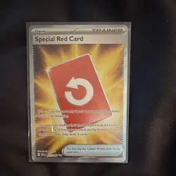 Pokemon TCG Special Red Card 113/111 Chaos Riding Secret Rare Reverse Holo - Image 1