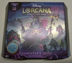 Disney Lorcana Trading Card Game. Illumineer's Quest Deep Trouble Sealed - Image 1