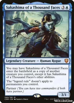 MTG Sakashima of a Thousand Faces Card #89 Commander Legends NM Magic - Image 1