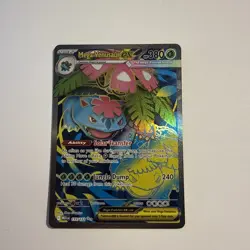 Pokemon TCG Mega Venusaur ex 155/132 Mega Evolutions Secret Rare Card - Image 1