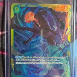 Bandai One Piece Card Game Sanji Character Card 9000 Power English - Image 1