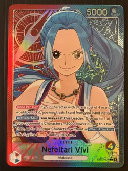 Nefeltari Vivi Alt Art Leader EB03-001 One Piece Heroines Edition English - Image 1
