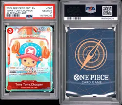 One Piece CCG Tony Tony Chopper EB01-006 SR PSA 10 English EB 01 Alternate Art - Image 3