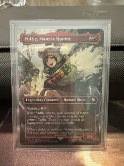 Yuffie, Materia Hunter (Borderless) (Chocobo Track Foil): Final Fantasy Foil - Image 1