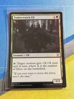 Magic the Gathering MTG Eternal Masters TIMBERWATCH ELF Foil - Image 1