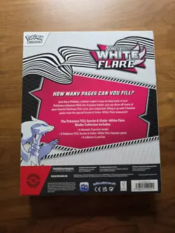 Pokemon White Flare Binder Collection Box Brand New Sealed - Image 2