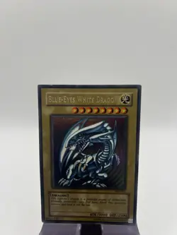 2002 Yugioh SDK-001 Blue-Eyes White Dragon Ultra Rare 1st Edition MP - Image 2