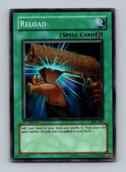 Reload IOC 1st Ed Near Mint Super Rare #045 Yugioh 2004 - Image 1