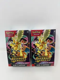 Pokemon TCG Mega Evolution Ascended Heroes Booster Bundle Box 6 Packs (2 Boxes) - Image 1