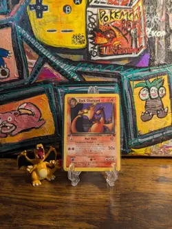 Pokemon WoTC 2000 🚀 Team Rocket First Edition Dark Charizard 21/82 Regular 🔥 - Image 1