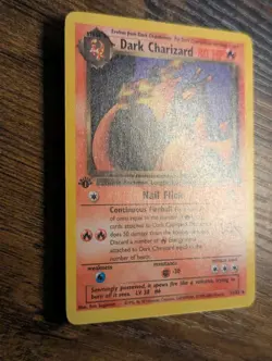 Pokemon WoTC 2000 🚀 Team Rocket First Edition Dark Charizard 21/82 Regular 🔥 - Image 4