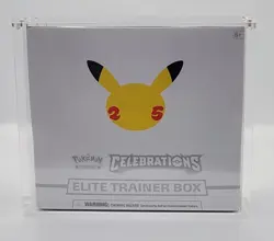 Pokemon TCG 25th Anniversary Celebrations ETB Factory Sealed + Acrylic Case READ 820650809439 - Image 1