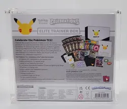 Pokemon TCG 25th Anniversary Celebrations ETB Factory Sealed + Acrylic Case READ 820650809439 - Image 2