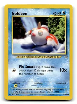 Goldeen 45/64 Common Neo Revelation Pokemon Unlimited LP - Image 1