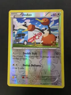 Pokemon TCG Doduo BREAKthrough 116/162 Reverse Holo Common LP - Image 1