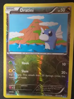 Dratini 49/108 Pokemon TCG XY: Roaring Skies Reverse Holo LP - Image 1