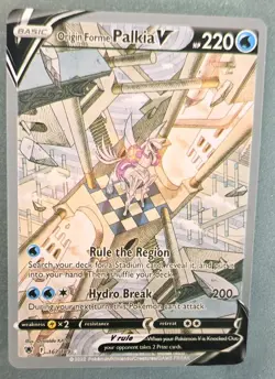Pokemon Origin Forme Palkia V 167/189 Astral Radiance Ultra Rare Holo 220 HP - Image 2