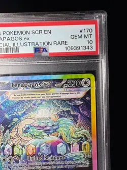 PSA 10 GEM MT Terapagos ex SIR 170/142 Pokemon Stellar Crown Secret - Image 4