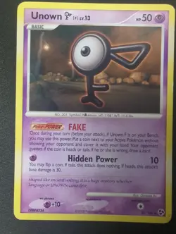 Unown [F] 56/106 Non-holo Uncommon Pokemon TCG Great Encounters DMG - Image 1