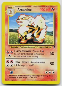 Arcanine 36/110 Legendary Collection Pokemon MP - Image 1