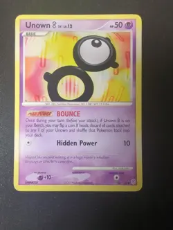 Pokemon TCG Card: Unown B - 66/130 - Uncommon Diamond and Pearl DMG - Image 1