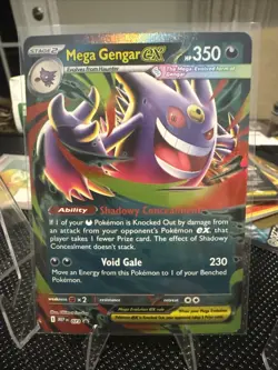 POKEMON TCG MEGA EVOLUTIONS GENGAR EX 073 PROMO CARD RARE MEGA MOONLIGHT TIN - Image 1
