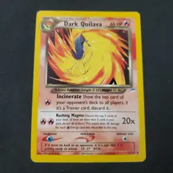 Pokemon TCG Dark Quilava Neo Destiny 39/105 Uncommon LP - Image 1