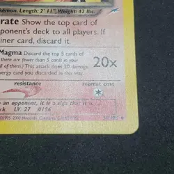 Pokemon TCG Dark Quilava Neo Destiny 39/105 Uncommon LP - Image 5