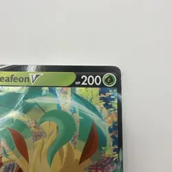 Pokemon TCG Leafeon v Evolving Skies Holo Ultra Rare Card 007/203 - Image 3